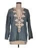 J.Crew Blue Long Sleeve Blouse Size 8 - photo 1