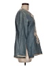 J.Crew Blue Long Sleeve Blouse Size 8 - photo 4