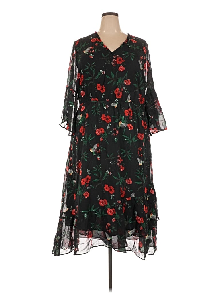 Gibson Latimer Casual Dress In Black