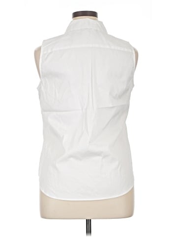 Ann Taylor Sleeveless Button-Down Shirt (view 2)