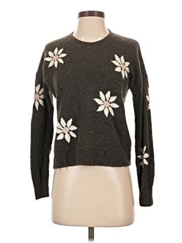 Madewell Floral Intarsia Pullover Sweater (view 1)