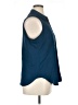 Ann Taylor 100% Polyester Blue Sleeveless Blouse Size XL Petite - photo 4