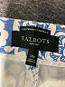 Talbots Print Blue Casual Pants Size 14 Petite - photo 4