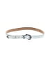 Brighton 100% Leather Silver Leather Belt Size XL - photo 1