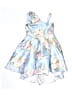 Rare Editions 100% Polyester Floral Blue Dress Size 7 - photo 1