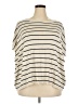 Max Studio Stripes Ivory Poncho Size 3X - photo 1