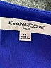Evan Picone Solid Blue Cocktail Dress Size 14 - photo 7