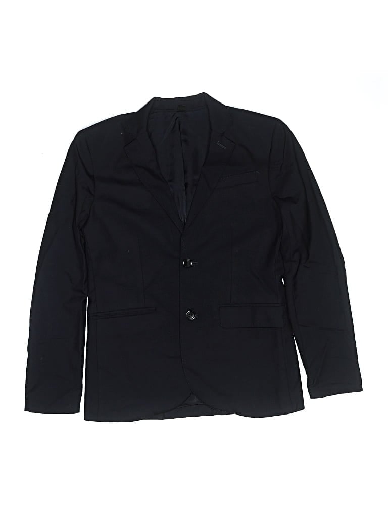 Pre-owned Crewcuts Kids' Blazer Jacket In Black