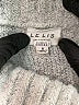 Le Lis Solid Silver Turtleneck Sweater Size S - photo 7