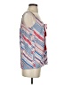 CAbi 100% Rayon Blue Sleeveless Blouse Size S - photo 4