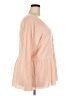 Torrid Pink Long Sleeve Blouse Size 3X Plus (3) - photo 4