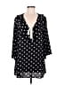 Misia Polka Dots Black 3/4 Sleeve Blouse Size M - photo 1