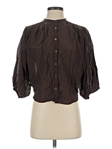 Madewell 3/4 Sleeve Button-Down Shirt (view 1)