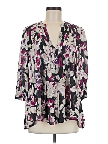 Joie 3/4 Sleeve Silk Top (view 1)