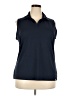 Unbranded 100% Polyester Blue Sleeveless Blouse Size XXL - photo 1
