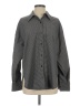 Express Houndstooth Gray Long Sleeve Blouse Size M - photo 1