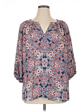 Rose + Olive 3/4 Sleeve Blouse
