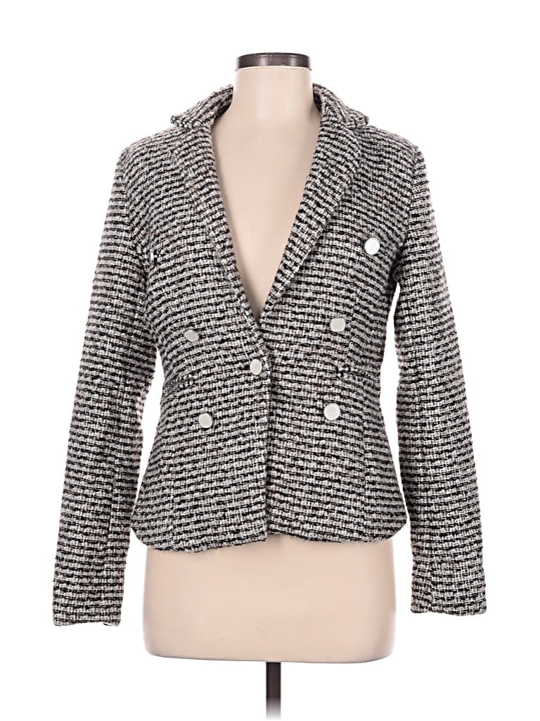Pre-owned Ecru Blazer Jacket In Gray