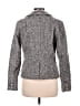 Ecru 100% Polyester Tweed Gray Blazer Size 6 - photo 2