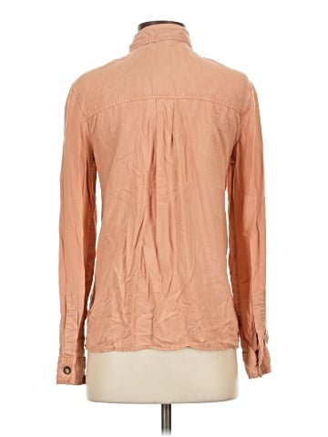 Topshop Long Sleeve Button-Down Shirt (view 2)