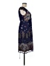 Esprit 100% Polyester Paisley Blue Casual Dress Size 8 - photo 4