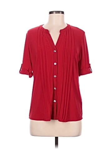 Perseption Concept Short Sleeve Blouse (view 1)