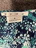 Como 100% Polyester Teal Long Sleeve Blouse Size M - photo 7