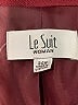 Le Suit Burgundy Coat Size 24W - photo 6