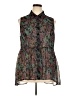 Torrid Paisley Green Sleeveless Blouse Size 2X (estimated) - photo 1