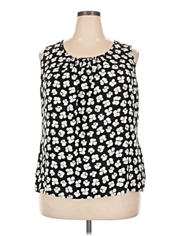 Anne Klein Sleeveless Blouse (view 1)