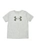 Under Armour 100% Polyester Silver Short Sleeve T-Shirt Size M (youth) - photo 1