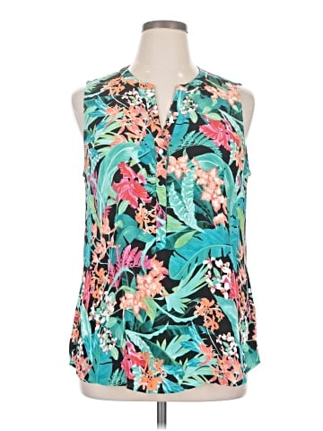 Adrianna Papell Sleeveless Blouse (view 1)