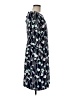 Talbots 100% Polyester Print Blue Casual Dress Size 8 - photo 4