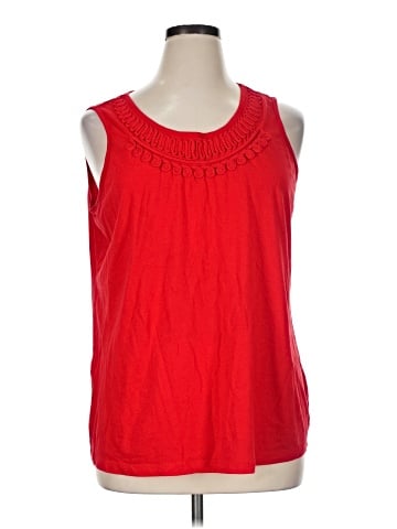St. John's Bay Sleeveless T-Shirt (view 1)