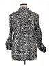 Talbots Animal Print Silver 3/4 Sleeve Blouse Size 16 - photo 2