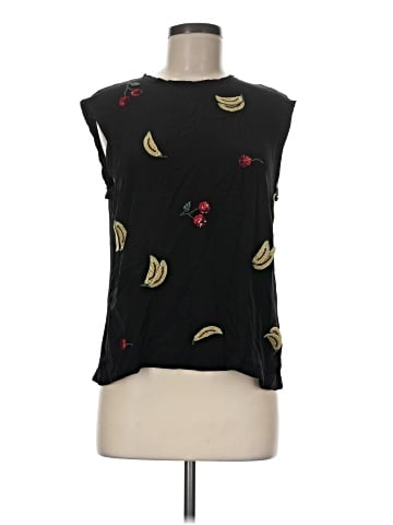 Nicole Miller Artelier Sleeveless Silk Top (view 1)
