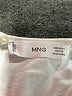 MNG 100% Cotton White Sleeveless Blouse Size S - photo 7
