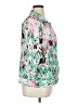 Chico's Print White Track Jacket Size XL (estimated) - photo 4
