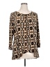 Rafaella Brown 3/4 Sleeve Blouse Size XL - photo 1