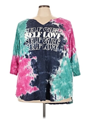 Torrid 3/4 Sleeve T-Shirt (view 1)