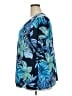 Susan Graver Tropical Blue Short Sleeve Blouse Size 2X - photo 5