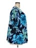 Susan Graver Tropical Blue Short Sleeve Blouse Size 2X - photo 4