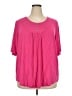 Susan Graver Pink 3/4 Sleeve Blouse Size 2X - photo 1