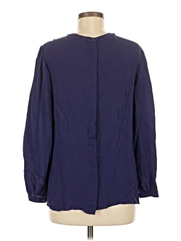 Halston Heritage Long Sleeve Silk Top (view 2)