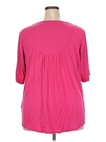 Susan Graver 3/4 Sleeve Blouse (view 2)