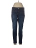 a.n.a. A New Approach Solid Blue Jeans Size 10 - photo 1