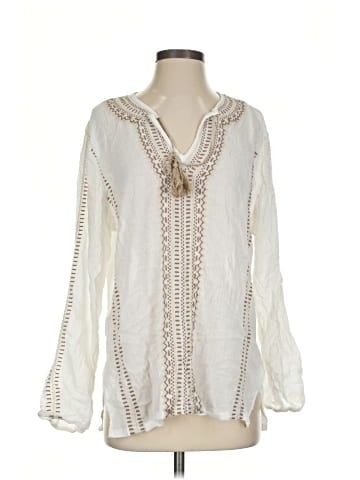Karen Kane Long Sleeve Blouse (view 1)