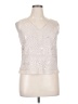 H&M Silver Sleeveless Blouse Size 16 - photo 1