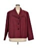 Le Suit Burgundy Coat Size 24W - photo 1