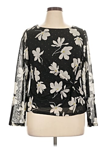 Tahari Long Sleeve Blouse (view 1)